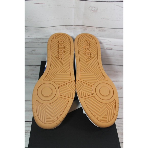 adidas Hoops 3.0 White Blue Gum Men Casual Lifestyle Shoes GY5435 Size 11.5 - Picture 10 of 12